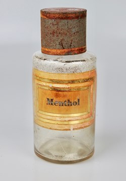 Flacon en verre très petit modèle Pharmacie RAVASSE