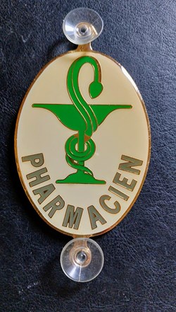 Enseigne de Pharmacien " Bayer"