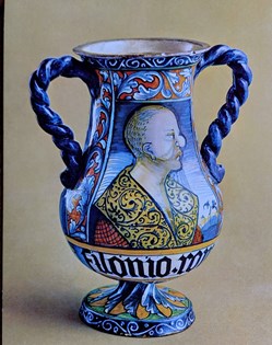 ROUSSEL N°54 Vase Faenza " Filonio- Romd: "