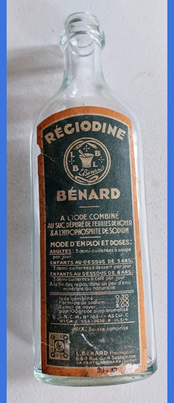 RÉCIODINE BÉNARD flacon de sirop aromatisé