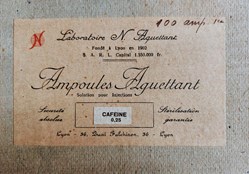 CAFÉINE 100 Ampoules à 0.25 AGUETTANT