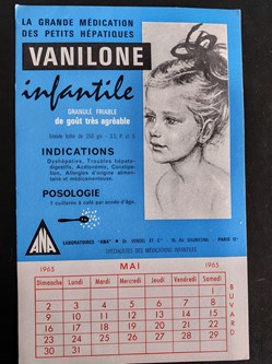 VANILONE Infantile en granulés / Buvard