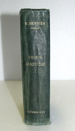 Précis de Chimie analytique