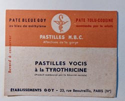 PATES et PASTILLES Établissements GOY
