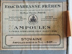 25 Ampoules STOVAINE DARRASSE