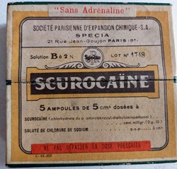 SCUROCAÏNE 5 ampoules sur 5 SPECIA