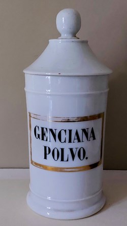 Pot de Pharmacie Genciana Polvo.