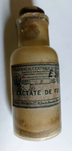 Lactate de Fer - Flacon en verre blanc