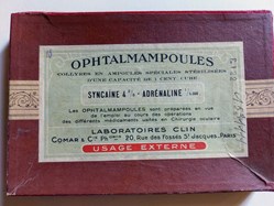OPHTALMAMPOULES SYNCAÏNE - ADRÉNALINE