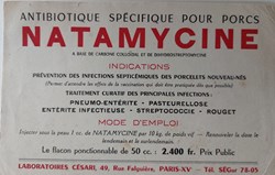 NATAMYCINE ( traitement animal)
