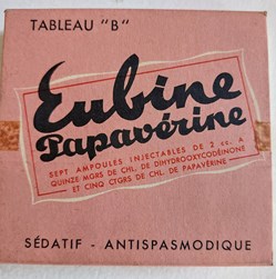 EUBINE PAPAVÉRINE 7 ampoules