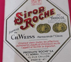 Sirop ROCHE au Thiocol / Ch. Weiss