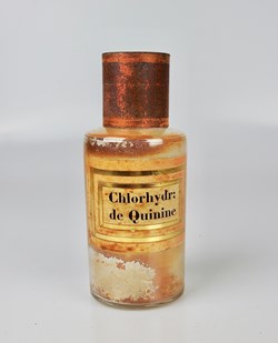 Flacon en verre très petit modèle Pharmacie RAVASSE