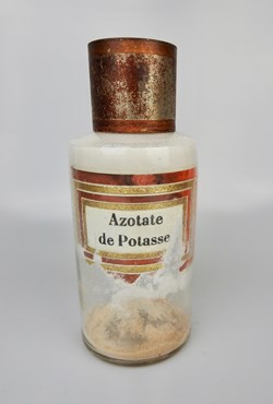 Flacon en verre petit modèle Pharmacie RAVASSE