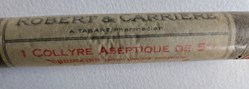 COLLYRE ASEPTIQUE de 5 cc ROBERT et CARRIÈRE