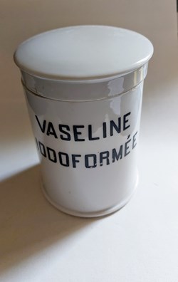 Vaseline Iodoformée - Pot de Pharmacie