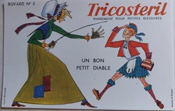 TRICOSTERIL Pansements 5 - Buvard N5 " Un bon petit diable "