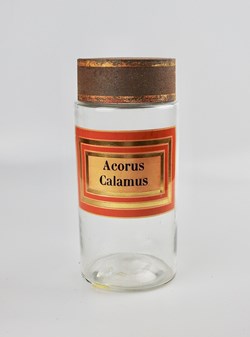 Flacon en verre Herboristerie grand modèle Pharmacie RAVASSE