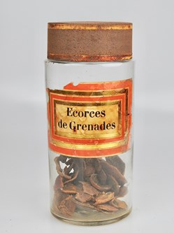 Flacon en verre Herboristerie grand modèle Pharmacie RAVASSE