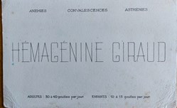 HEMAGENINE GIRAUD / gouttes - Anémie-Asthénie- Convalescences