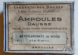MÉTYLARSINATE DE SOUDE Ampoules DAUSSE