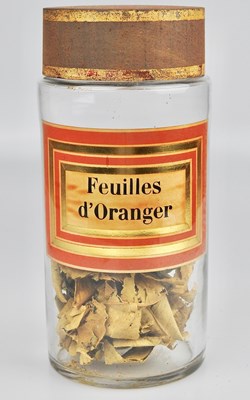 Flacon en verre Herboristerie grand modèle Pharmacie RAVASSE