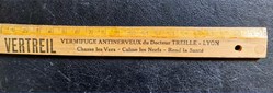 VERTREIL Vermifuge / Double décimètre