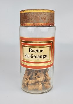 Flacon en verre Herboristerie grand modèle Pharmacie RAVASSE