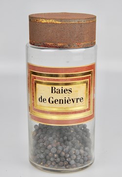 Flacon en verre Herboristerie grand modèle Pharmacie RAVASSE