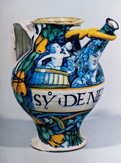 ROUSSEL N°40 CHEVRETTE 1507 Faience de SIENNE