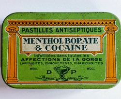 MENTHOL BORATE et COCAINE-Pastilles.