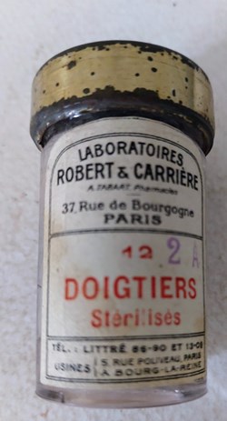 Doigtiers stérilisés Robert et Carrière 12/2A