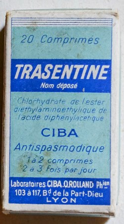 TRASENTINE 20 COMPRIMÉS CIBA