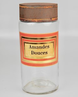 Flacon en verre Herboristerie grand modèle Pharmacie RAVASSE