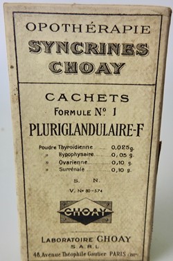 SYNCRINES  Opothérapie Choay Pluriglandulaire-F