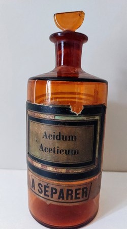 Flacon 18 cm Acidum Aceticum Glac :