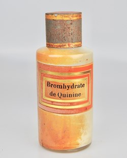 Flacon en verre petit modèle Pharmacie RAVASSE