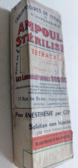 TÉTRACAÏNE Ampoules ( non Injectable)