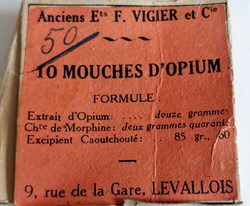 MOUCHES D'OPIUM " 10 Mouches"