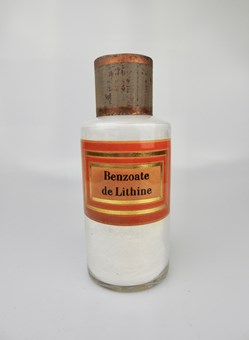Flacon en verre petit modèle Pharmacie RAVASSE
