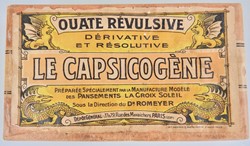 LE CAPSICOGÈNE ouate révulsive
