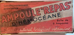AMPOULES "REPAS" D'HÉMOCÉANE