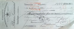 Lettre de change Thomas Guinamand 12 octobre 1917