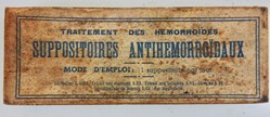 SUPPOSITOIRES  ANTIHEMORROÏDAUX
