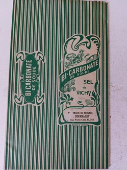 Emballage " SEL de VICHY" Bicarbonate de soude