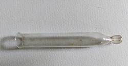 Tube en verre 11.5 cm