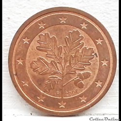 Allemagne - 2007 - F - 2 cents