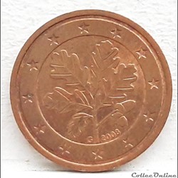 Allemagne - 2008 - G - 2 cents