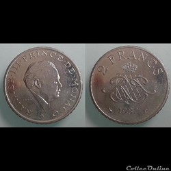Monaco - 2 francs 1982