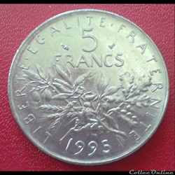 1995 - 5 Francs